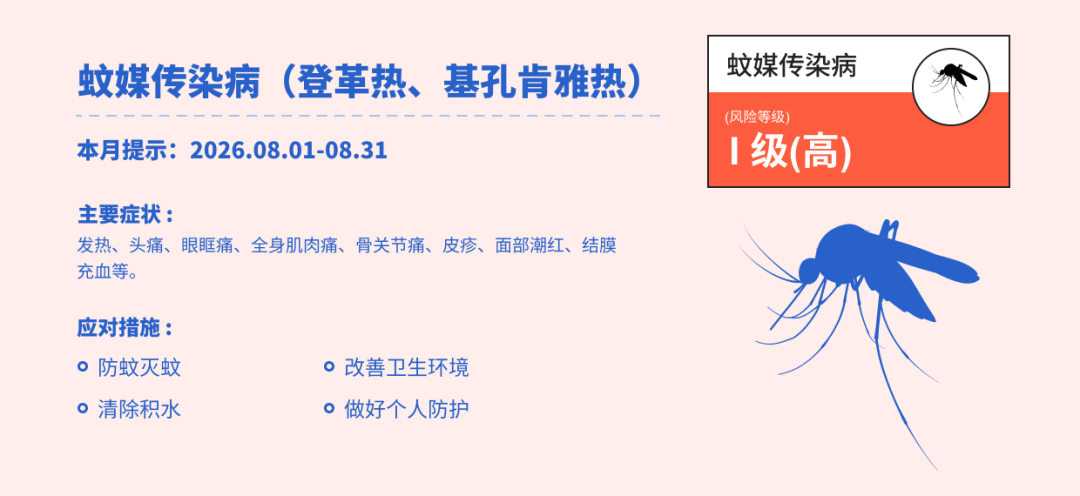 8月这些疾病可能高发，湖南疾控发布防疫提醒